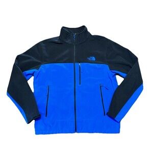 THE NORTH FACE Apex Bionic Windwall Soft Shell Full Zip Jacket Blue Men's L